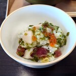 浜の台所 くぁせっと - お茶碗によそり