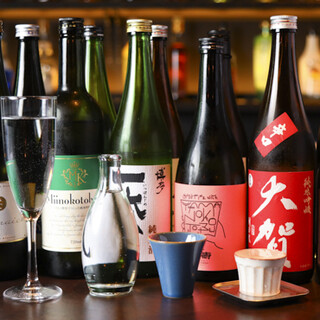 We always have about 20 to 30 types of sake in stock! We also recommend comparing drinks ◎