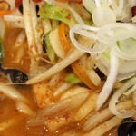 蒙古タンメン中本 - 極五目味噌アップ