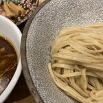 Mendokoro Yusaki - 淡麗醤油つけ麺（中盛230g）＋煮玉子