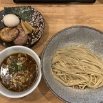 Mendokoro Yusaki - 淡麗醤油つけ麺（中盛230g）＋煮玉子