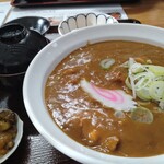 喜作 - カレーうどんのアップ