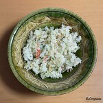御料理 寺沢 - ずわいがにと菜花の炊込みごはん