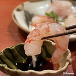 御料理 寺沢 - ぶどう海老