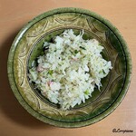 御料理 寺沢 - ずわいがにと菜花の炊込みごはん