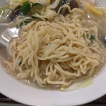 中華料理 上海の家 - 野菜タンメンの麺