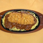 レストラン八白 - ミートカツスパゲッティ