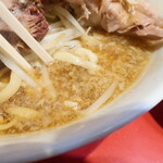 ラーメン二郎 - スープ