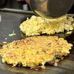 お好み焼き ふじや - うまそうにきつね色やんね( ﾟ∀ﾟ)・;’.、ｸﾞﾊｯ!!  