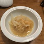 中国料理マスキ - フカヒレと新玉ねぎ