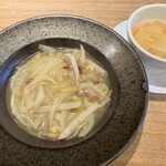 中国料理 柚子 - 干し肉と白菜がやさしくしみわたります　スープも美味^ ^