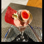 ビストロ セレニテ - フランボワーズ感じるデザート〜ワタクシも食べれた！　byまみこまみこ