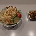 博多呑喰処 天から - まずはサラダと漬物から