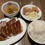 Oosaka Oushou - 餃子定食（ダブル）