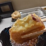 博多呑喰処 天から - ホクホク。
      外側と内部とで、どちらも絶妙に
      火を入れる技術に惚れた。