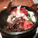 オモニの味 - 石焼ビビンバ（1,150円）スプーンで混ぜるべし！