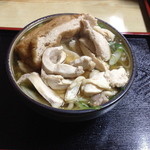 福栄食堂 - 鳥なんばにきつね揚げプラス