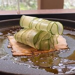 齋華 - ◎雲白肉 甜醤油を掛けて