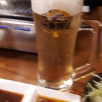 Yakiniku Ya Kurumadou - 生ビール