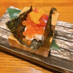 Nikunokubotaya - 手巻き肉寿司【うに・いくら】