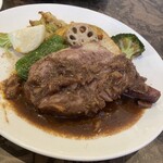 BRASSERIE 25 - メイン:四元豚のごぼうデミグラスソース