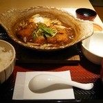 Ootoya - 四元豚ロースの 味噌かつ煮定食