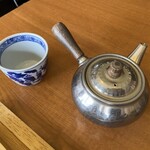 手打そば風來蕎 - そば湯入れ