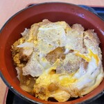 更科 - カツ丼アップ