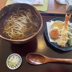 手打そば風來蕎 - 天ぷらそば
