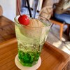 茶屋町カフェ - ドリンク写真:昔懐かしのクリームソーダ