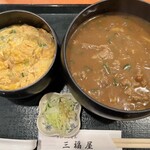 三福屋 - 料理写真:カレーうどん＋玉子丼ミニ　980円