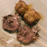 Yakitori Honjin - はつ、つくね