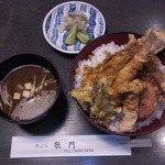 天ぷら 歌門 - ランチ天丼　1,000円
