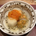 本城 - 里芋と帆立の揚げ物