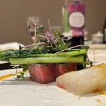 野々庵 - 柔らかくて、脂もしつこくなく、絶妙な焼き加減。美味しい(*´ ˘ `*)