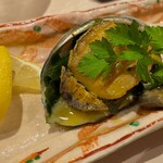 野々庵 - 《鮑のバター焼き》柔らかくて美味しい!!