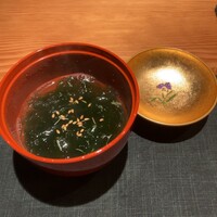 大どころ - 天草海苔のお吸い物