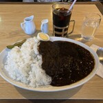 ロージナ茶房 - ザイカレー　アイスコーヒー