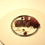 ラ・ブリック - 紅芋のモンブランとベリーのソルベ