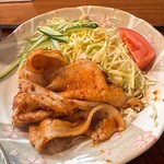 Wafuu Riyouri Suzumoto - 涌谷三元豚ロース生姜焼き