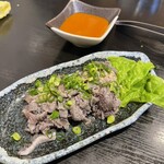 焼肉響楽 - 追加 近江牛生センマイ♪