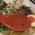 大重食堂 - スープはまろやかでとても美味しい♫