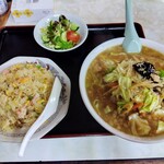 Satou Shokudou - 味噌ラーメンとチャーハン
