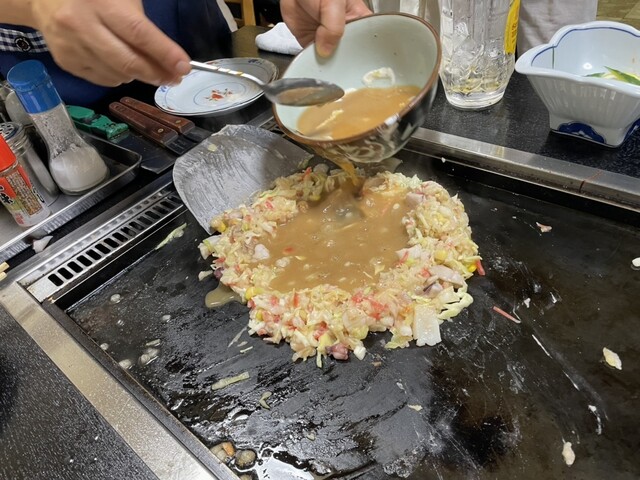 Okonomiyaki Monja Kaikan - Nihombashi/Okonomiyaki (Japanese savory