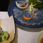 しゃぶしゃぶ・日本料理 木曽路 - ふぐ刺しヮ(ﾟдﾟ)ォ!　コースね！