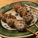 きんぼし - うずらのアンチョビのあとにおかわりつくね　