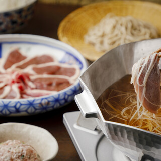 Duck hotpot made with domestic duck! Available all year round