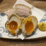 WABAR FUTAKOTAMAGAWA - 角煮と卵の天ぷら