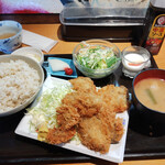 魚がし - カキフライ定食980円