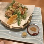 うに むらかみ - うにの天ぷら